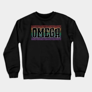 LGBTQ PATTERN USA OMEGA Crewneck Sweatshirt